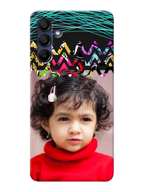 Custom Galaxy A15 5G personalized phone covers: Neon Abstract Design