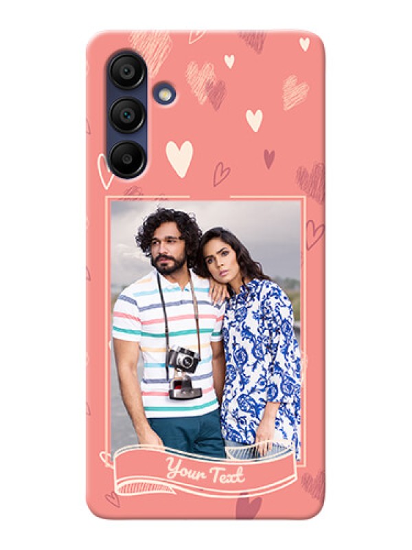 Custom Galaxy A15 5G custom mobile phone cases: love doodle art Design