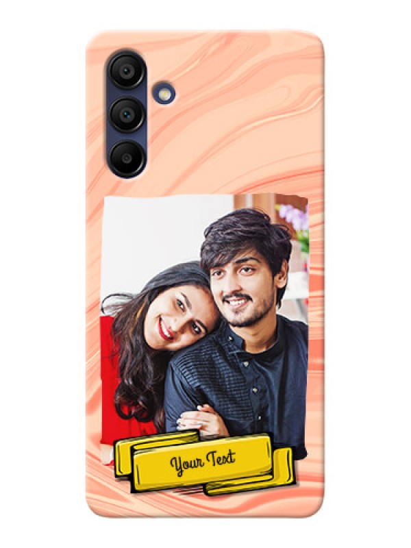 Custom Galaxy A15 5G Customized Phone Cases: Marble Texture Design