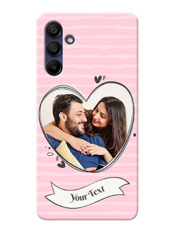 Custom Galaxy A15 5G custom mobile phone covers: Vintage Heart Design