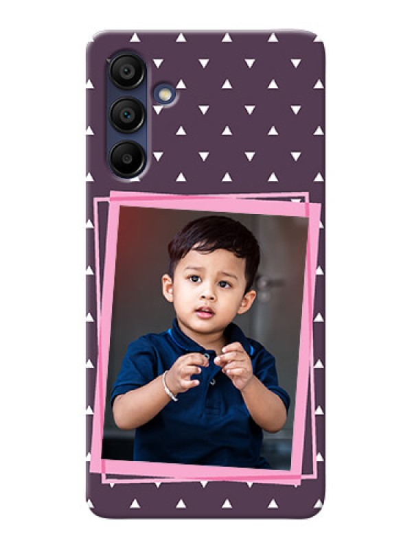 Custom Galaxy A15 5G Phone Cases: Triangle Pattern Dotted Design