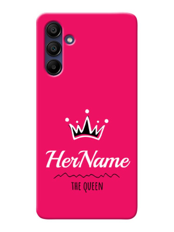 Custom Galaxy A15 5G Queen Phone Case with Name