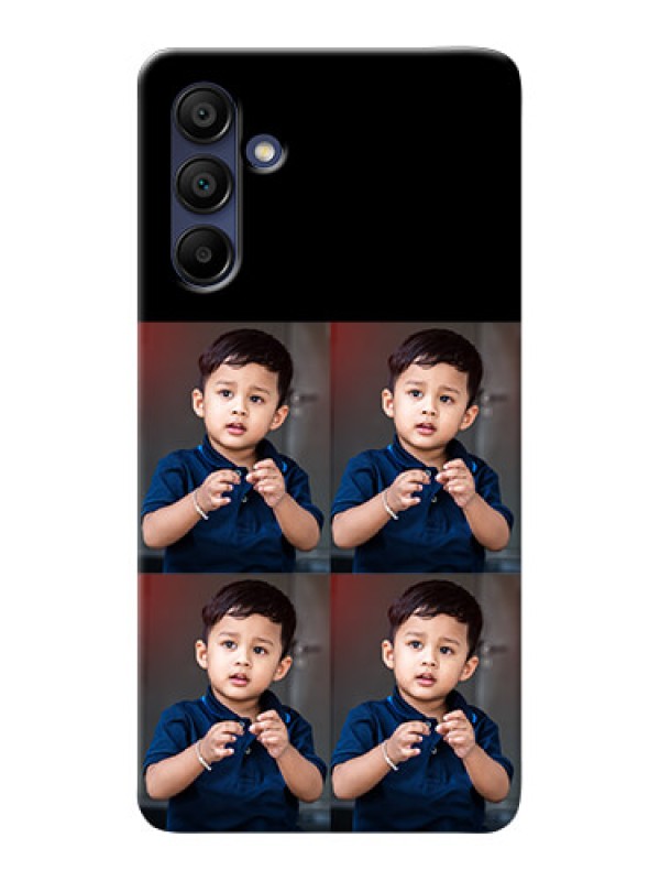 Custom Galaxy A15 5G 4 Image Holder on Mobile Cover