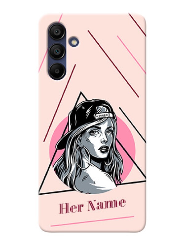 Custom Galaxy A15 5G Personalized Phone Case with Rockstar Girl Design