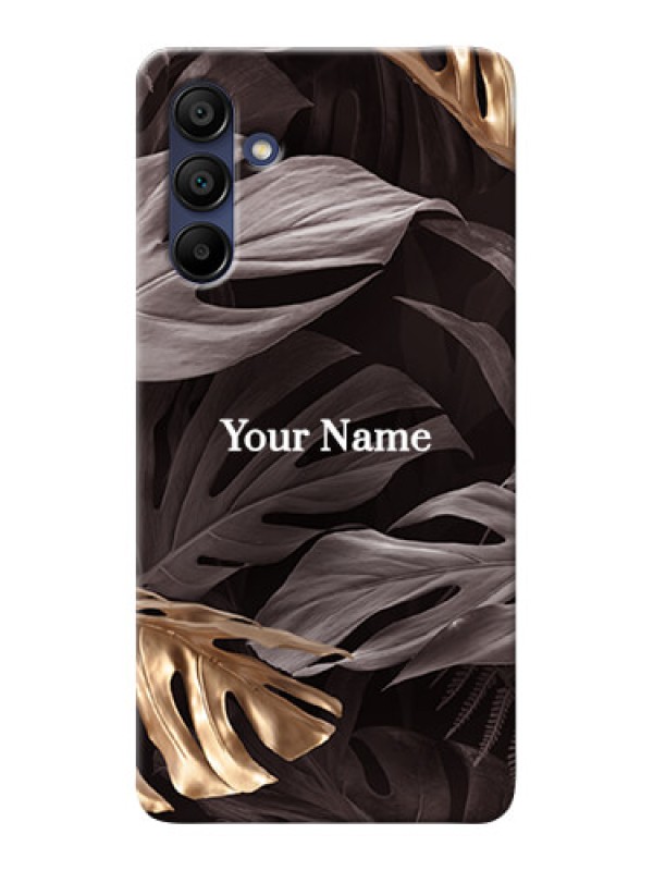 Custom Galaxy A15 5G Personalised Phone Case with Wild Leaves digital paint Design