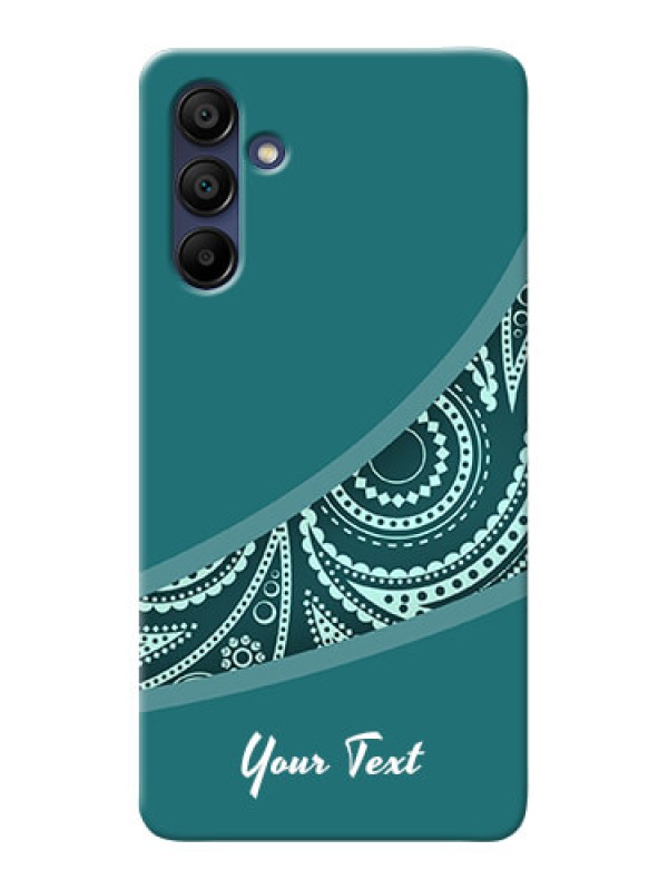 Custom Galaxy A15 5G Photo Printing on Case with semi visible floral Design