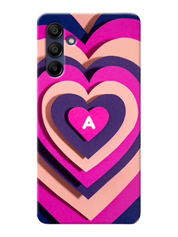 Custom Galaxy A15 5G Custom Mobile Case with Cute Heart Pattern Design