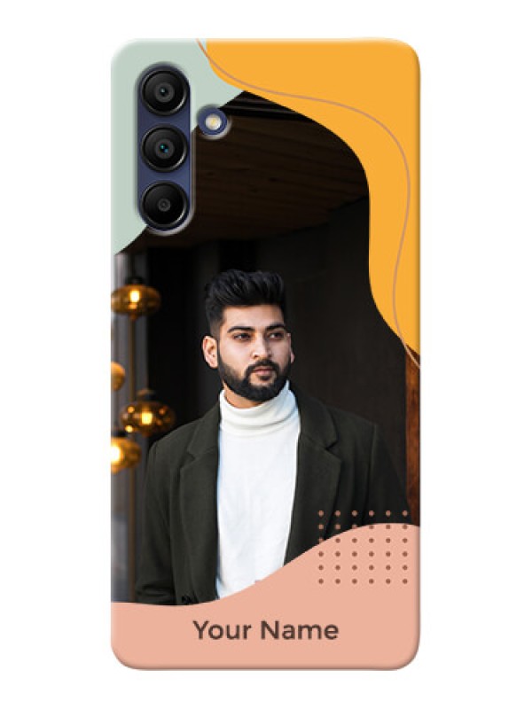 Custom Galaxy A15 5G Personalized Phone Case with Triwithcoloured overlay design