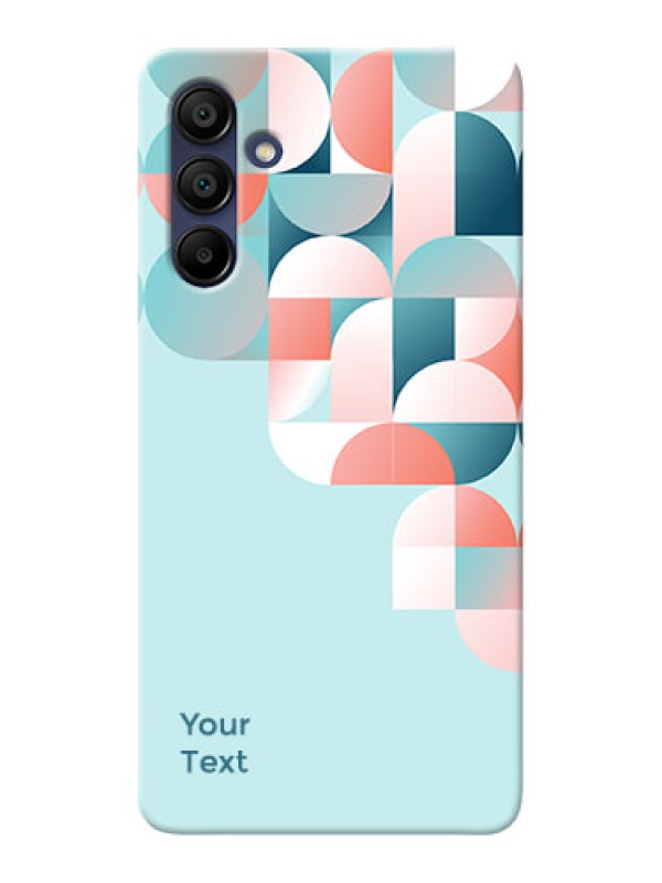 Custom Galaxy A15 5G Custom Phone Case with Stylish Semiwithcircle Pattern Design