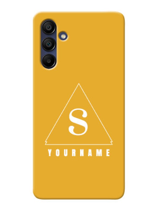 Custom Galaxy A15 5G Personalized Phone Case with simple triangle Design