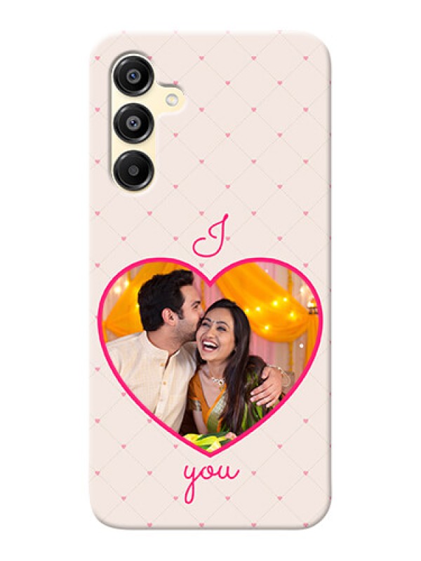 Custom Galaxy A16 5G Personalized Mobile Covers: Heart Shape Design