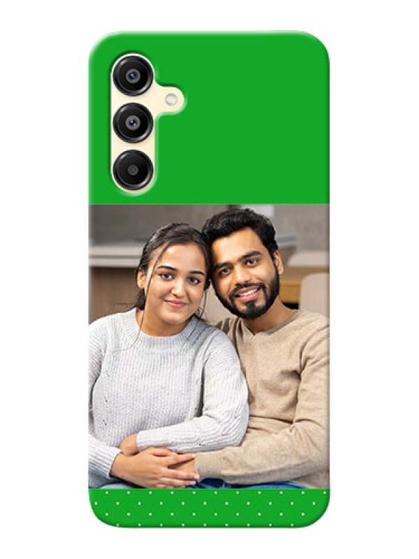 Custom Galaxy A16 5G Personalised mobile covers: Green Pattern Design