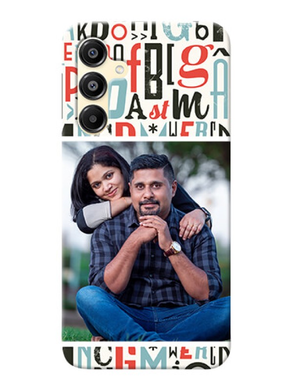 Custom Galaxy A16 5G custom mobile phone covers: Alphabet Design