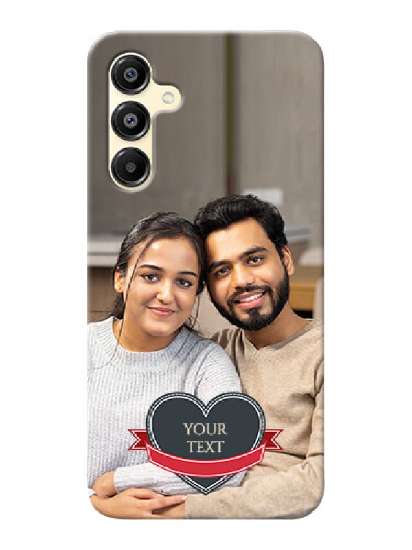 Custom Galaxy A16 5G mobile back covers online: Just Married Couple Design