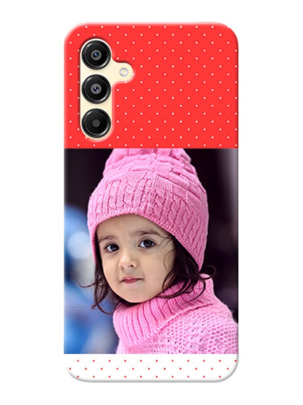 Custom Galaxy A16 5G personalised phone covers: Red Pattern Design
