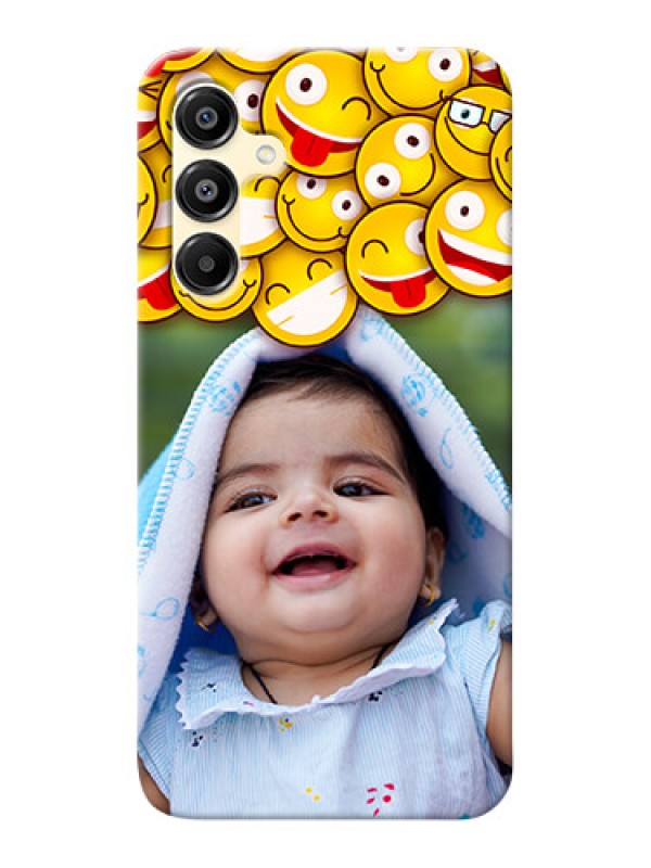 Custom Galaxy A16 5G Custom Phone Cases with Smiley Emoji Design