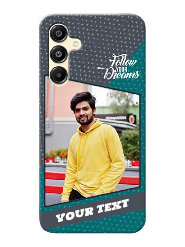Custom Galaxy A16 5G Back Covers: Background Pattern Design with Quote