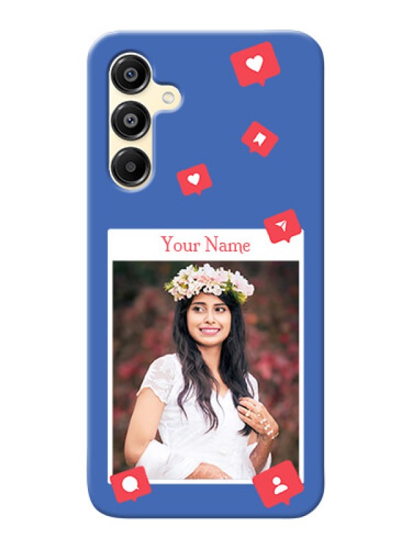 Custom Galaxy A16 5G Custom Phone Case with Like Share And Comment Design