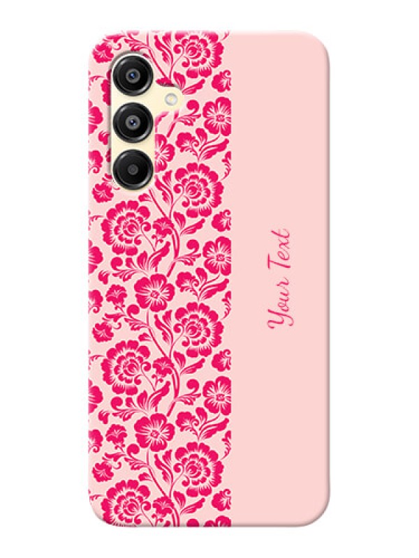 Custom Galaxy A16 5G Custom Phone Case with Attractive Floral Pattern Design