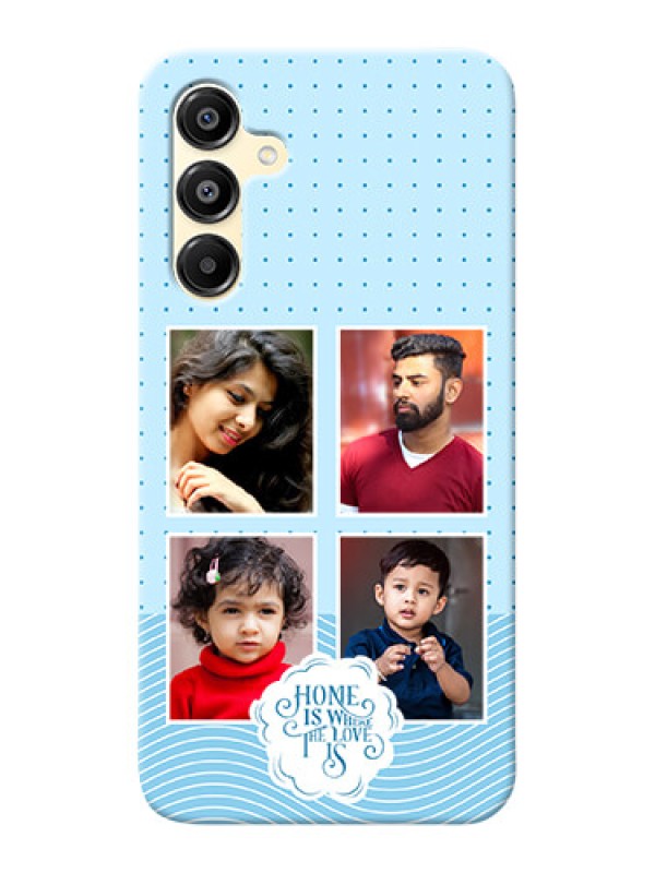 Custom Galaxy A16 5G Custom Phone Case with Cute love quote with 4 pic upload Design