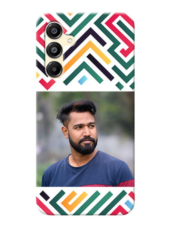 Custom Galaxy A16 5G Personalized Phone Case with Colorful Maze Pattern Design