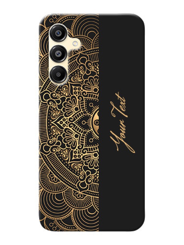 Custom Galaxy A16 5G Photo Printing on Case with Mandala art with custom text Design
