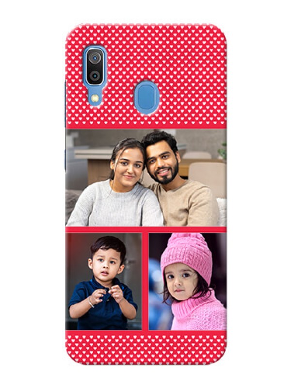 Custom Galaxy A20 mobile back covers online: Bulk Pic Upload Design