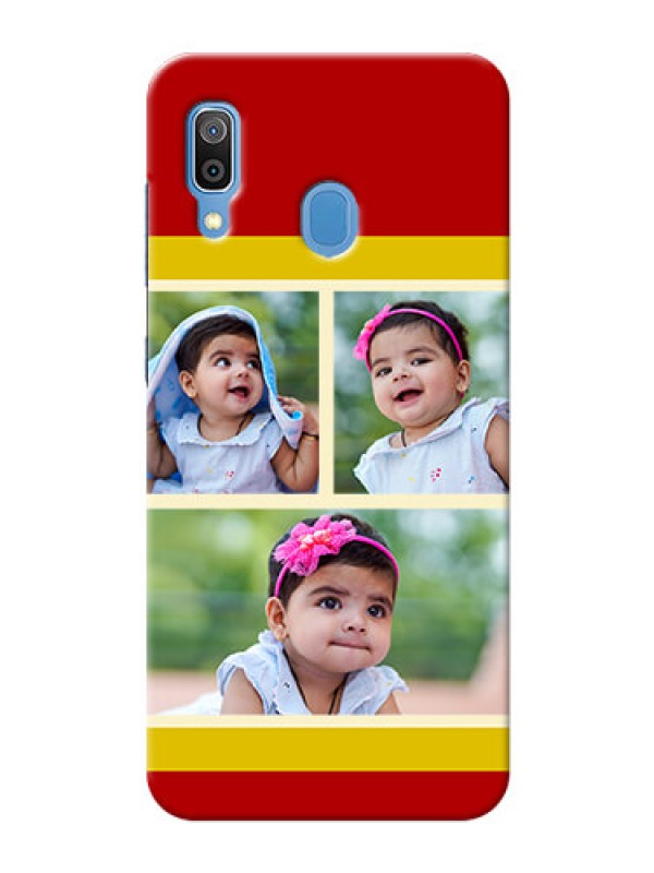 Custom Galaxy A20 mobile phone cases: Multiple Pic Upload Design