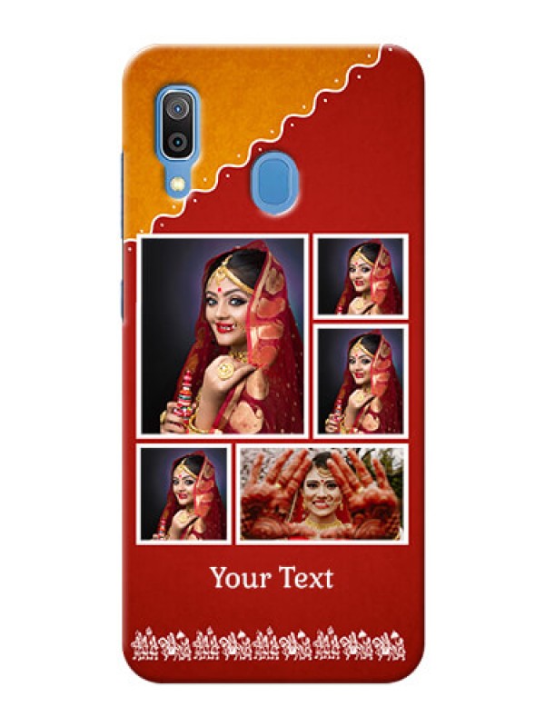 Custom Galaxy A20 customized phone cases: Wedding Pic Upload Design