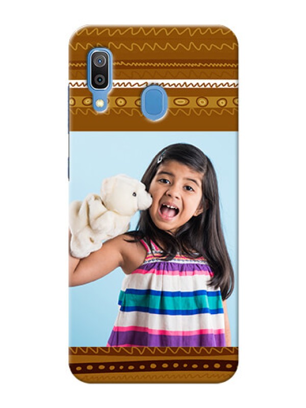 Custom Galaxy A20 Mobile Covers: Friends Picture Upload Design 