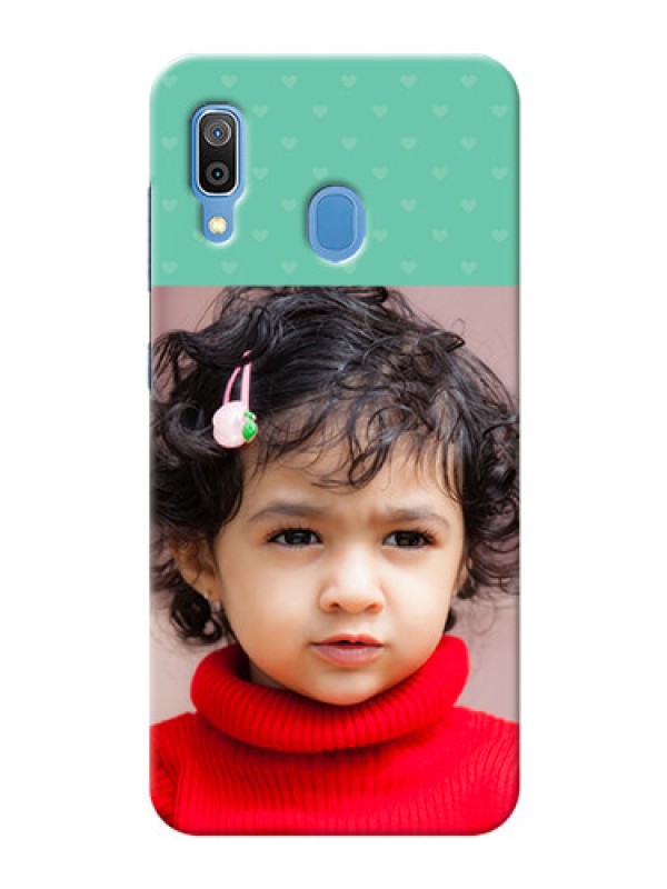 Custom Galaxy A20 mobile cases online: Lovers Picture Design