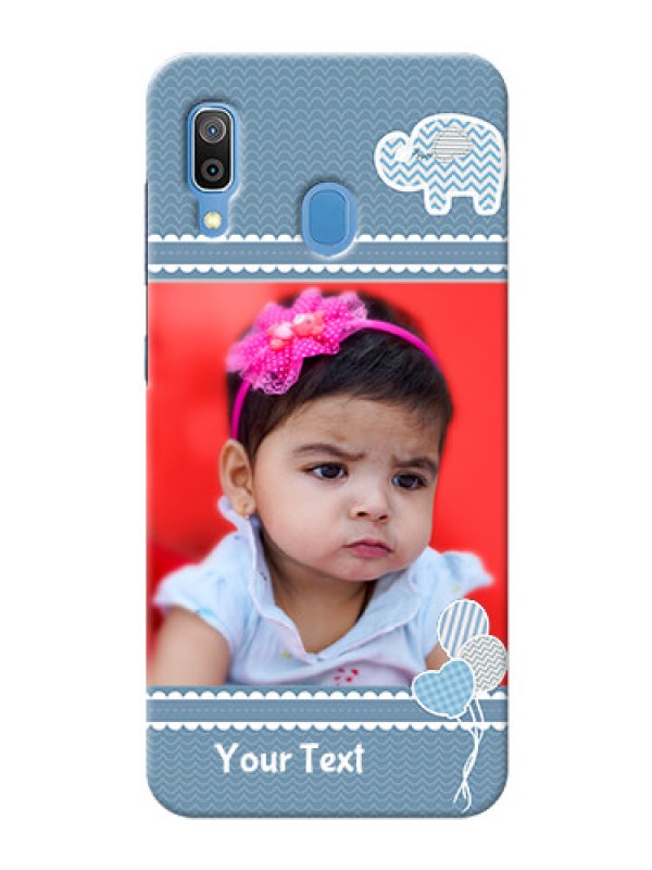 Custom Galaxy A20 Custom Phone Covers with Kids Pattern Design