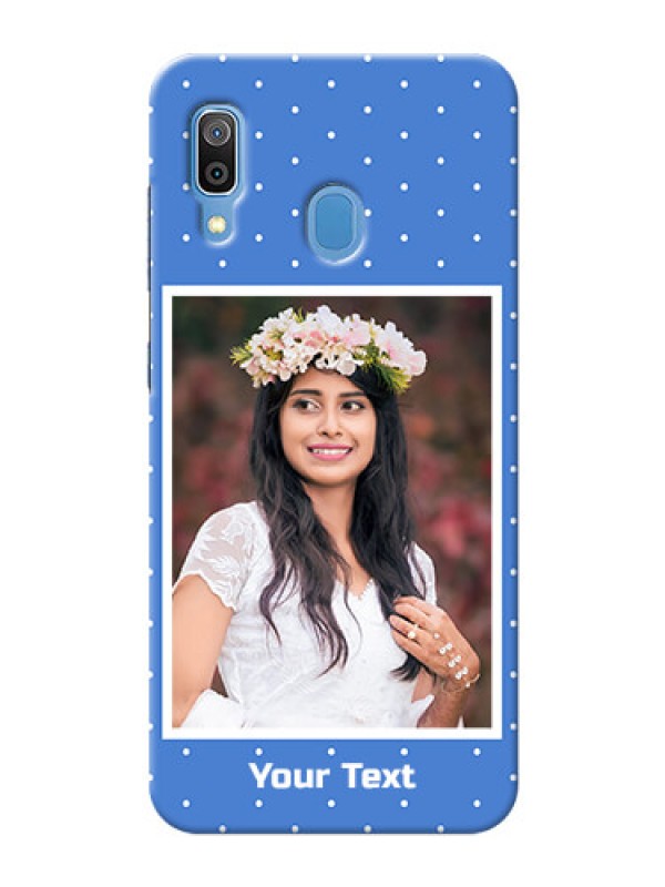Custom Galaxy A20 Personalised Phone Cases: polka dots design