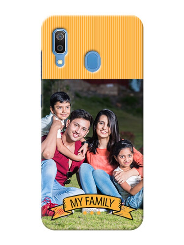 Custom Galaxy A20 Personalized Mobile Cases: My Family Design