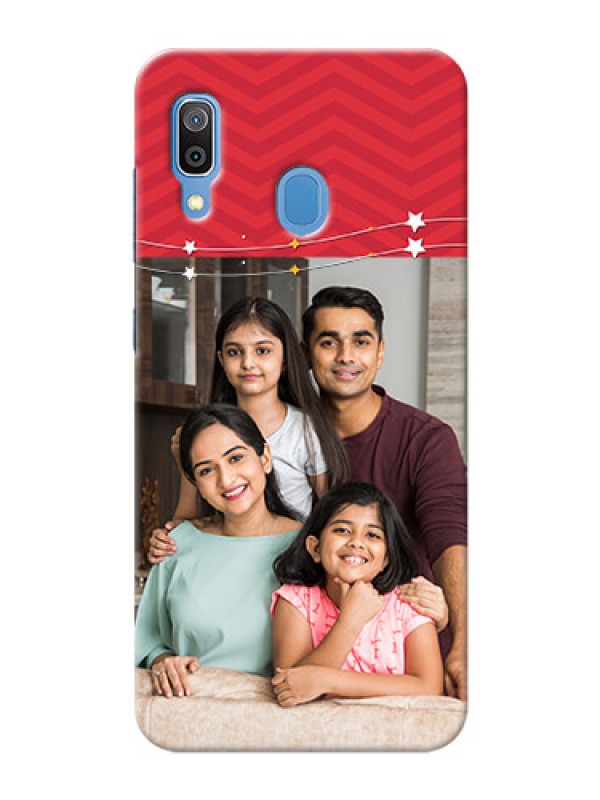 Custom Galaxy A20 customized phone cases: Happy Family Design