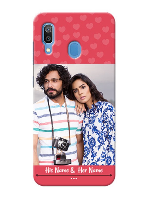 Custom Galaxy A20 Mobile Cases: Simple Love Design