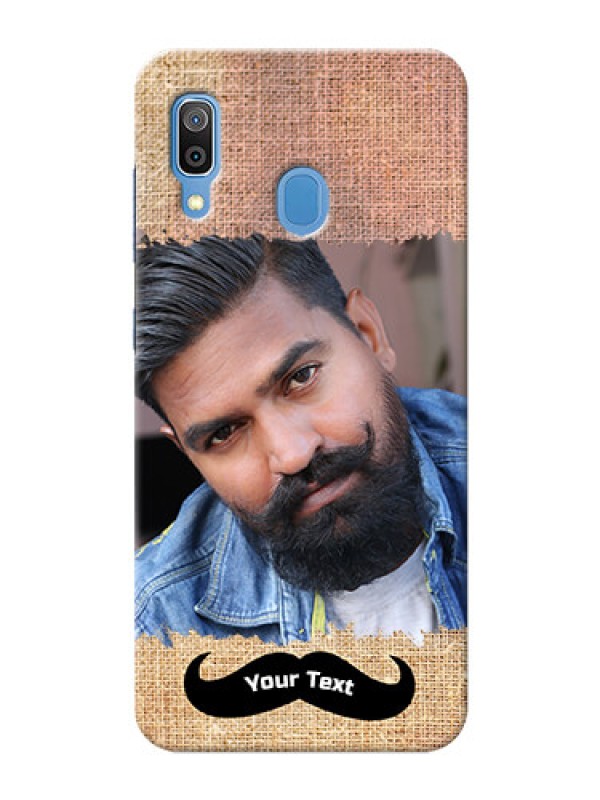 Custom Galaxy A20 Mobile Back Covers Online with Texture Design