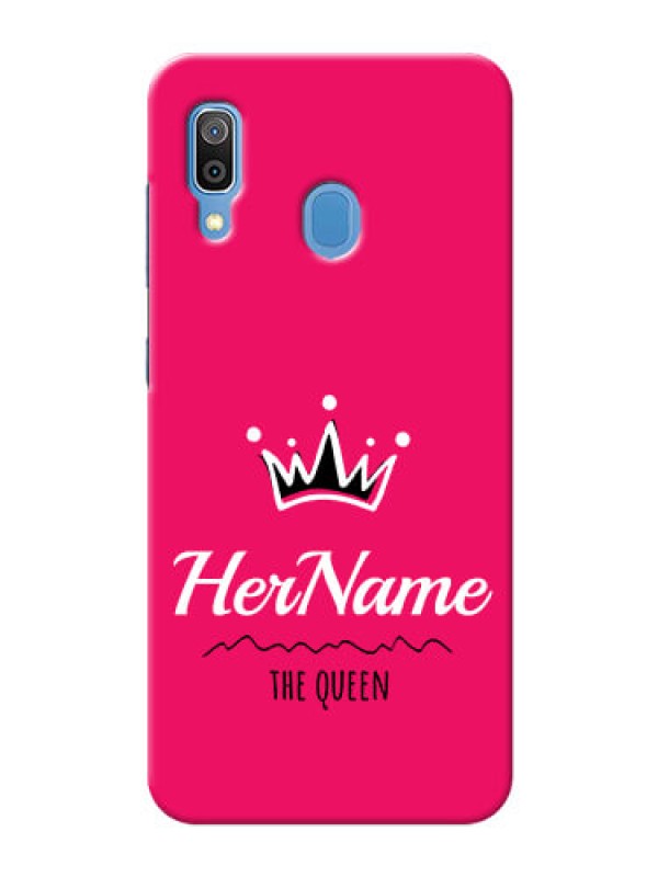 Custom Galaxy A20 Queen Phone Case with Name