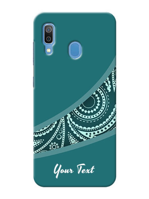 Custom Galaxy A20 Custom Phone Covers: semi visible floral Design
