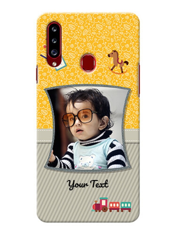 Custom Galaxy A20s Mobile Cases Online: Baby Picture Upload Design