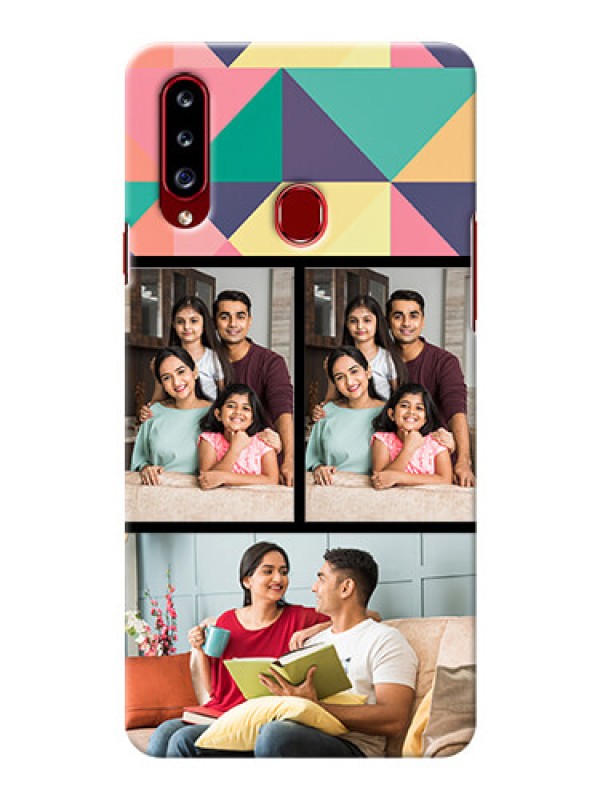 Custom Galaxy A20s personalised phone covers: Bulk Pic Upload Design
