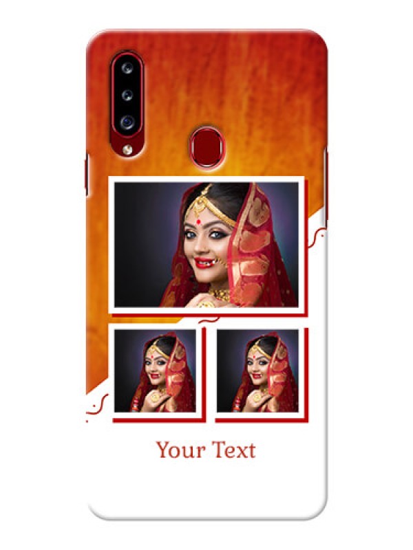 Custom Galaxy A20s Personalised Phone Cases: Wedding Memories Design  