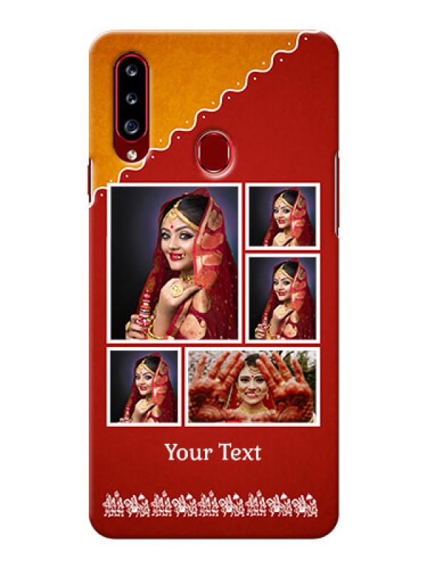 Custom Galaxy A20s customized phone cases: Wedding Pic Upload Design