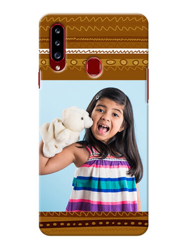 Custom Galaxy A20s Mobile Covers: Friends Picture Upload Design 