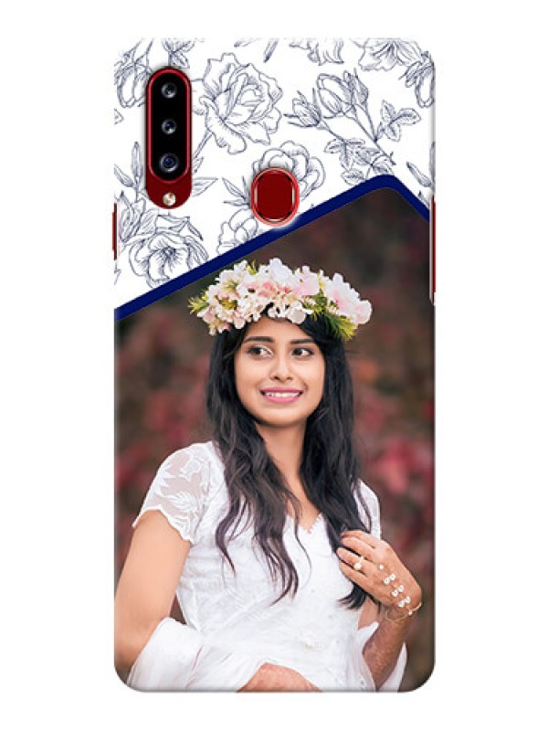 Custom Galaxy A20s Phone Cases: Premium Floral Design