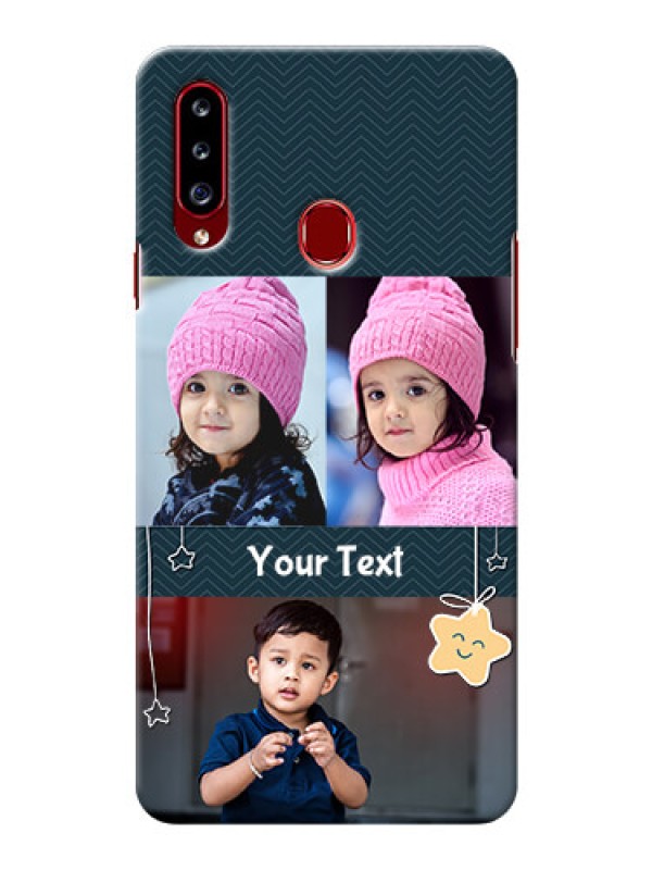 Custom Galaxy A20s Mobile Back Covers Online: Hanging Stars Design