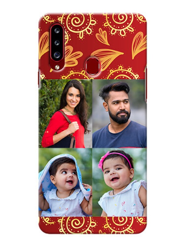Custom Galaxy A20s Mobile Phone Cases: 4 Image Traditional Design