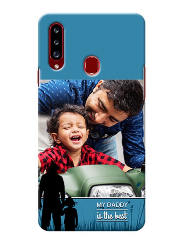 Custom Galaxy A20s Personalized Mobile Covers: best dad design 