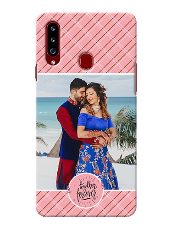 Custom Galaxy A20s Mobile Covers Online: Together Forever Design