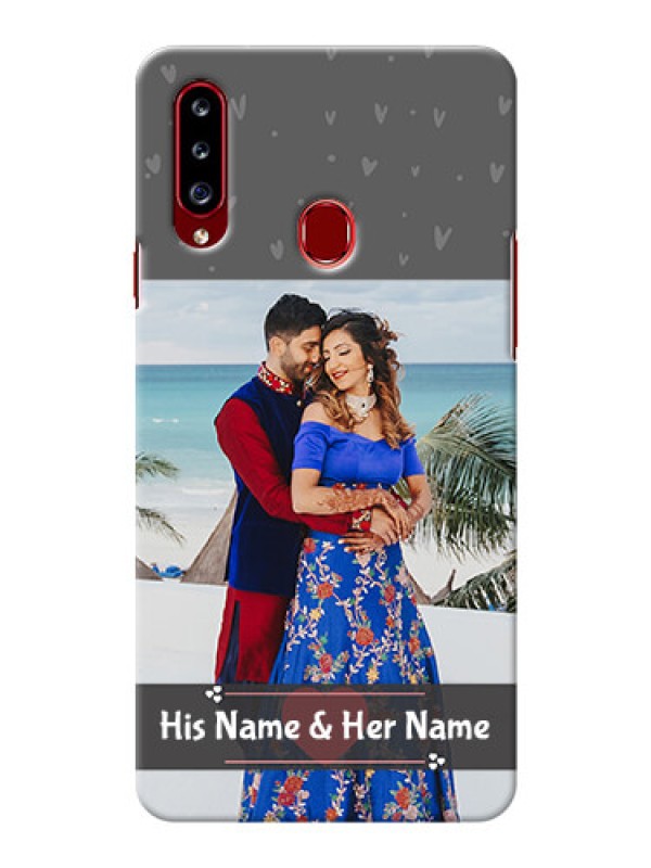 Custom Galaxy A20s Mobile Covers: Buy Love Design with Photo Online